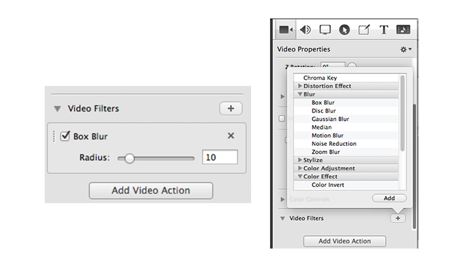 Adding Transitions to Video Filters